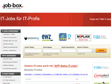 Tablet Screenshot of job-box.ch