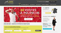 Desktop Screenshot of job-box.fr
