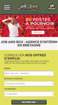Mobile Screenshot of job-box.fr